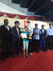 DEEPIKA GOT 3RD PRIZE